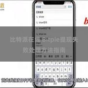比特派在线 Bitpie提现失败处理方法指南