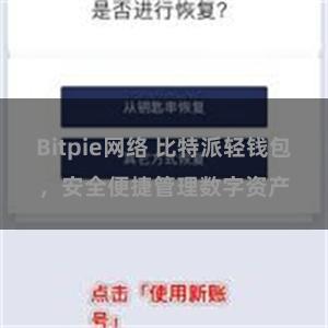 Bitpie网络 比特派轻钱包，安全便捷管理数字资产