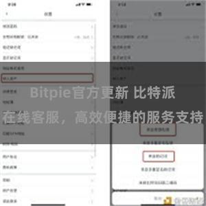 Bitpie官方更新 比特派在线客服，高效便捷的服务支持