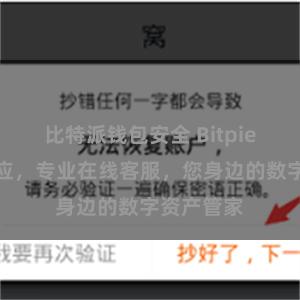比特派钱包安全 Bitpie：快速响应，专业在线客服，您身边的数字资产管家