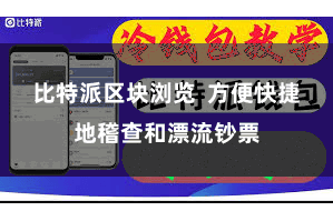 比特派区块浏览  方便快捷地稽查和漂流钞票