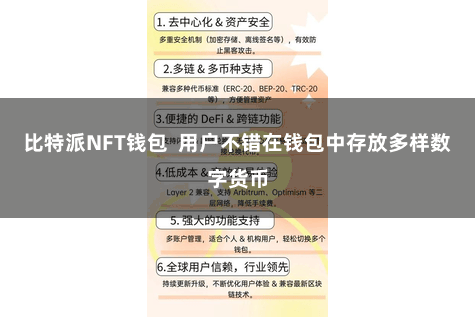 比特派NFT钱包 用户不错在钱包中存放多样数字货币