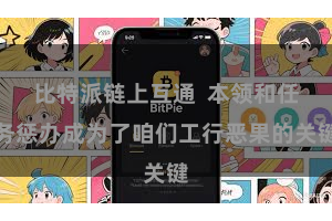 比特派链上互通  本领和任务惩办成为了咱们工行恶果的关键
